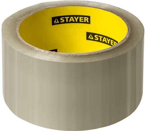 STAYER Max Tape, 48 мм, 60 м, 45 мкм, прозрачная, клейкая лента (1204-50)