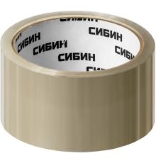 СИБИН 48 мм, 50 м, 40 мкм, прозрачная, клейкая лента (12055-50-50)