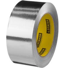 STAYER ProTape 50 мм, 50 м, до 120 °С, самоклеящаяся алюминиевая лента, Professional (12268-50-50)