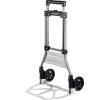 STAYER PROTruck, до 90кг, каркас из стали, платформа из алюминия, платформа 39х28см, колеса d13см, вес 4кг, складная хозяйственная тележка (38755-90)