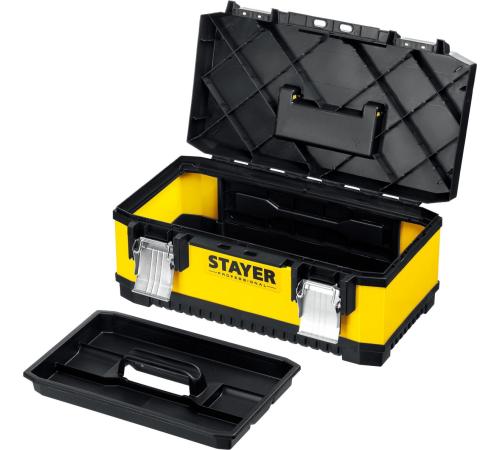 STAYER PROXIMA-19, 498 х 289 х 222 мм, (19″), металлический ящик для инструментов, Professional (2-38011-18)