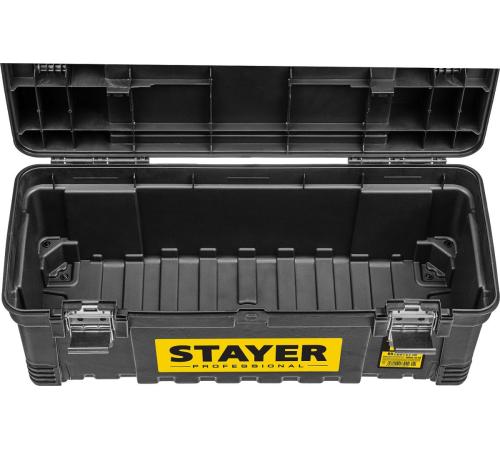 STAYER JUMBO-26, 650 x 280 x 270 мм, (26″), пластиковый ящик для инструментов, Professional (38003-26)