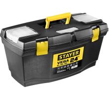 STAYER VEGA-24, 610 х 320 х 300 мм, (24″), пластиковый ящик для инструментов (38105-21)