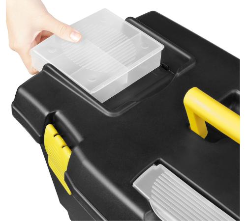 STAYER VEGA-24, 610 х 320 х 300 мм, (24″), пластиковый ящик для инструментов (38105-21)