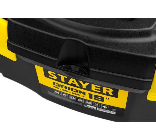 STAYER ORION-19, 480 х 250 х 240 мм, (19″), пластиковый ящик для инструментов (38110-18)