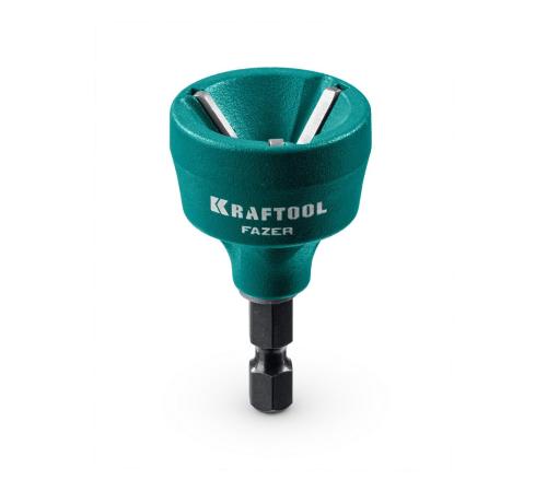 KRAFTOOL FAZER, 3-19 мм, фаскосниматель наружный (26200)