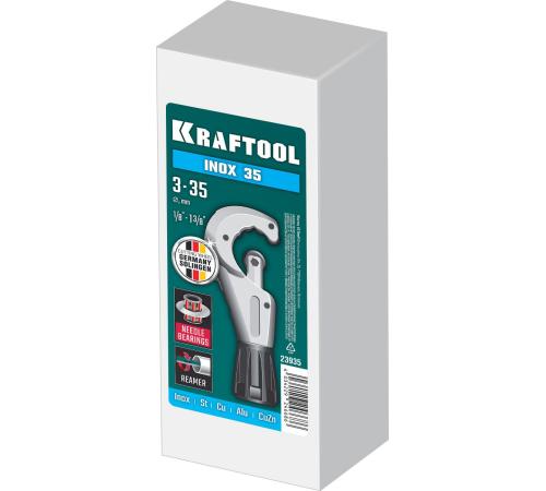 KRAFTOOL INOX-35, 3-35 мм, на подшипниках, труборез для нержавеющей стали (23935)