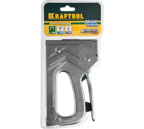 KRAFTOOL EXTREM 140, тип 140 (G/11/57) 20GA (6 - 16 мм)/300/500, стальной рессорный степлер (3185)