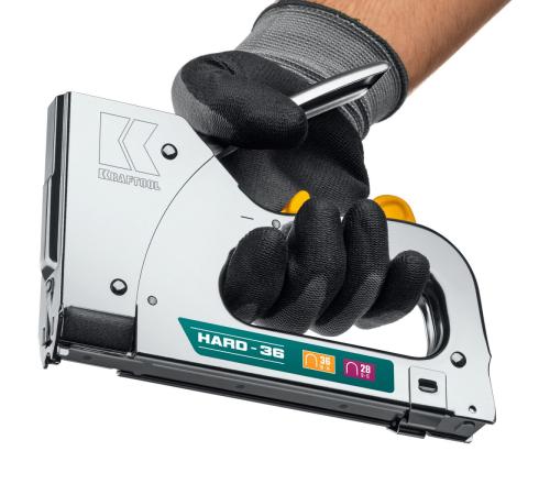 KRAFTOOL EXTREM 36, тип 36 (L) калибр 20GA (10 - 14 мм)/28, кабельный рессорный степлер (3186)