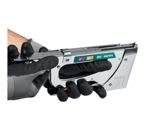 KRAFTOOL EXTREM 36, тип 36 (L) калибр 20GA (10 - 14 мм)/28, кабельный рессорный степлер (3186)