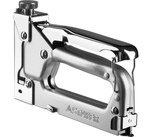 STAYER Pro-53, тип 53 (A/10/JT21) 23GA (4 - 14 мм), усиленный степлер для скоб, Professional (3150)