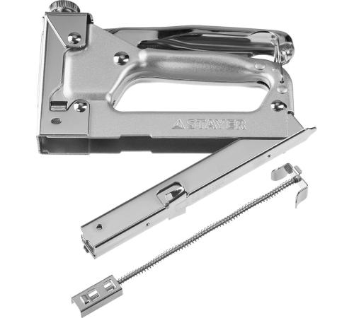STAYER Pro-53, тип 53 (A/10/JT21) 23GA (4 - 14 мм), усиленный степлер для скоб, Professional (3150)