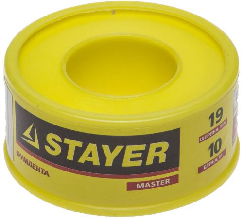 STAYER 0.075 мм х 19 мм х 10 м, 0.40 г/см3, ФУМ лента (12360-19-040)