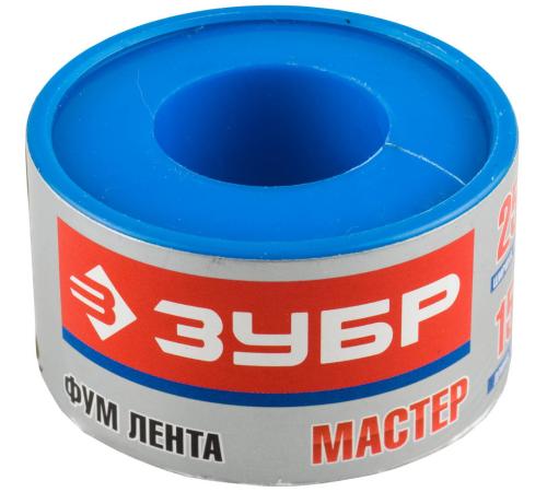 ЗУБР 0.1 мм х 25 мм х15 м, 0.40 г/см3, ФУМ лента (12373-25-040)