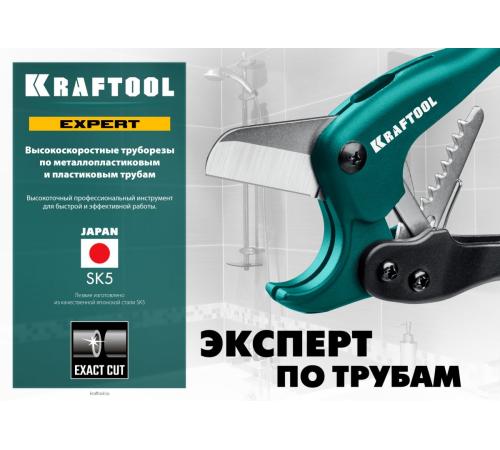 KRAFTOOL до 25 мм, высокоскоростной труборез по металлопластиковым и пластиковым трубам (23381-25)