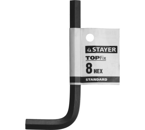 STAYER STANDARD, 8 мм, имбусовый ключ (27405-8)