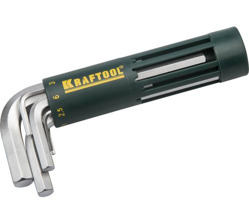 KRAFTOOL 8 шт, набор коротких имбусовых ключей (27430-1)