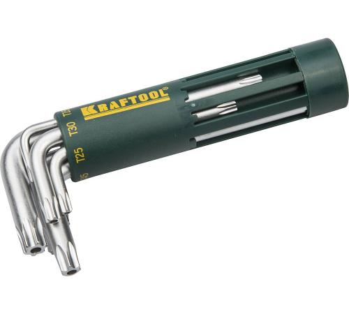 KRAFTOOL 8 шт, набор коротких имбусовых ключей (27433-1)