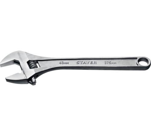 STAYER MAXFORCE, 375/43 мм, разводной ключ (2725-37)