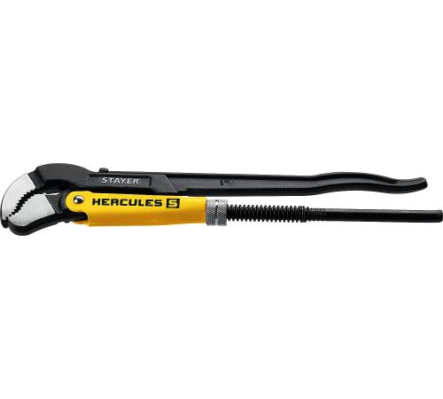 STAYER Hercules-S, №1, 1″, 330 мм, трубный ключ с изогнутыми губками, Professional (27311-1)