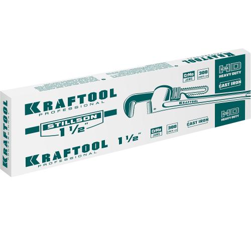 KRAFTOOL STILLSON, 1.5″, 300 мм, трубный разводной ключ (2727-30)