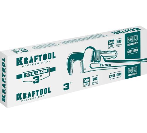 KRAFTOOL STILLSON, 3″, 600 мм, трубный разводной ключ (2727-60)