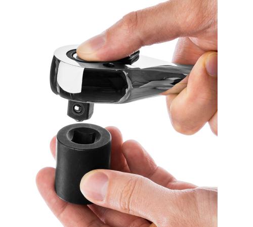 KRAFTOOL INDUSTRIE QUALITAT (1/2″), 72 зубца, трещотка (27793-1/2)
