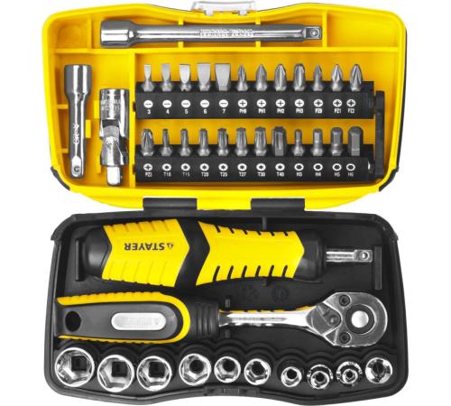 STAYER Pro Tech 39, 39 предм., универсальный набор инструмента (25135-H39)