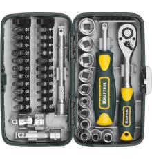 KRAFTOOL X-Drive 38, 38 предм., универсальный набор инструмента (27970-H38)