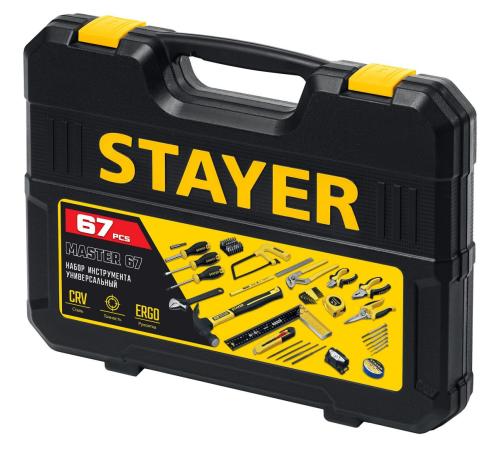 STAYER Master-67 67 предм., Универсальный набор инструмента для дома (22055-H67)