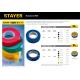 STAYER PROTECT-20, 19 мм х 20 м, 5 000 В, белая, изолента ПВХ, Professional (12292-W)