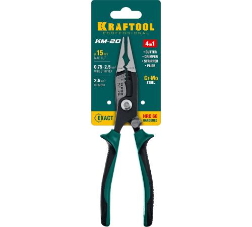 KRAFTOOL KM-20 инструмент для снятия изоляции (23336-20)