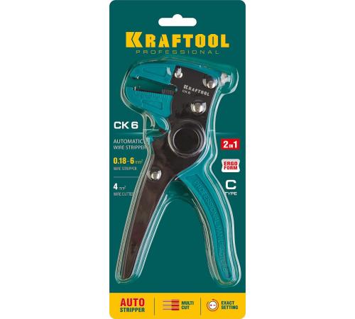 KRAFTOOL CK-6, 0.2 - 6 мм2, автоматический стриппер (22630)