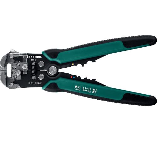 KRAFTOOL TK-8, 0.05 - 8 мм2, автоматический стриппер (22637)