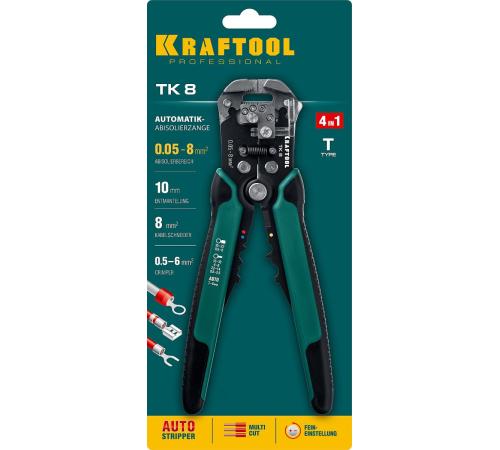 KRAFTOOL TK-8, 0.05 - 8 мм2, автоматический стриппер (22637)