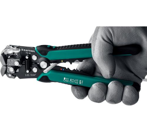 KRAFTOOL TK-8, 0.05 - 8 мм2, автоматический стриппер (22637)