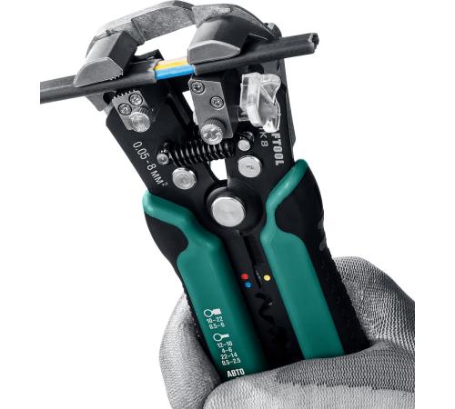 KRAFTOOL TK-8, 0.05 - 8 мм2, автоматический стриппер (22637)