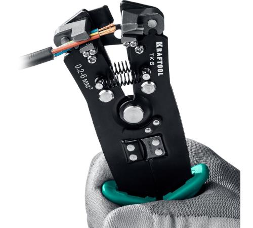 KRAFTOOL TK-6, 0.2 - 6 мм2, автоматический стриппер (22635)
