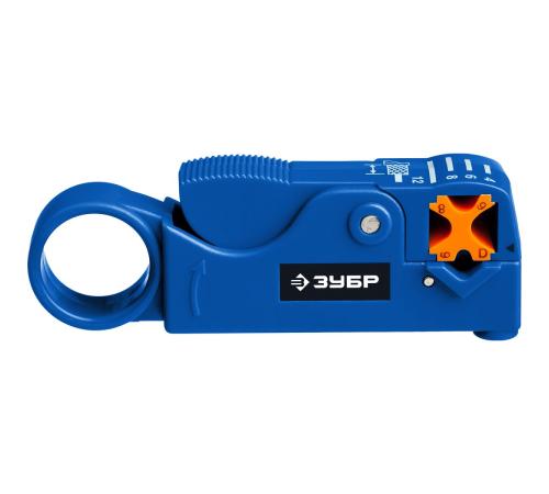 ЗУБР COAX-3, (RG58, RG59, RG62), стриппер коаксиальных кабелей, Профессионал (22657)