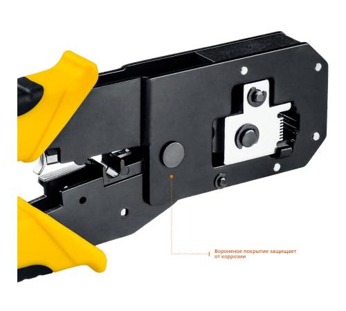 STAYER S-RJ, (RJ45, RJ11, RJ12), универсальный кримпер, Professional (22652)