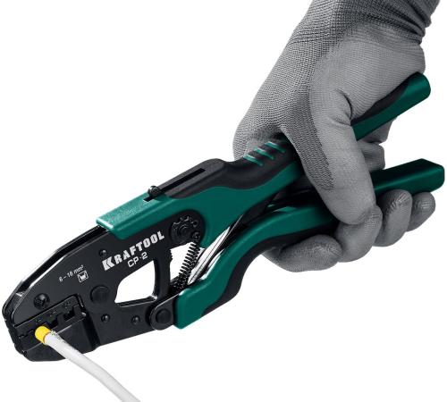 KRAFTOOL CP-2, 6 - 16 мм2, для втулочных наконечников, пресс-клещи (45461-2)