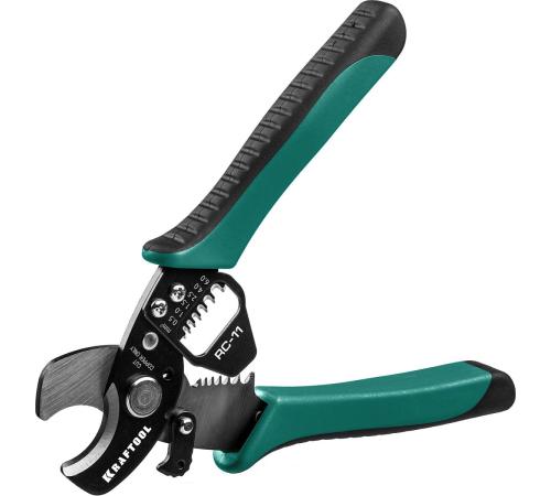 KRAFTOOL RC-11, 2 в 1, кабельные ножницы (22696-2)