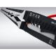 STAYER XM-21, резка d 14мм, зачистка 0.75 – 25 мм2, кримпер 2.5 мм2, плоскогубцы 210 мм, электромонтажные клещи, Professional (23342-21)