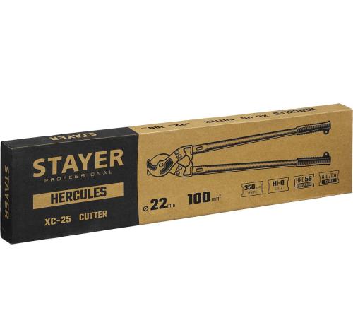 STAYER Hercules XC-25, d 25 мм, 350 мм, кабелерез, Professional (2334-35)