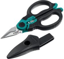 KRAFTOOL ELECTRIC, 4 в 1, 160 мм, с чехлом, ножницы электрика (23356)