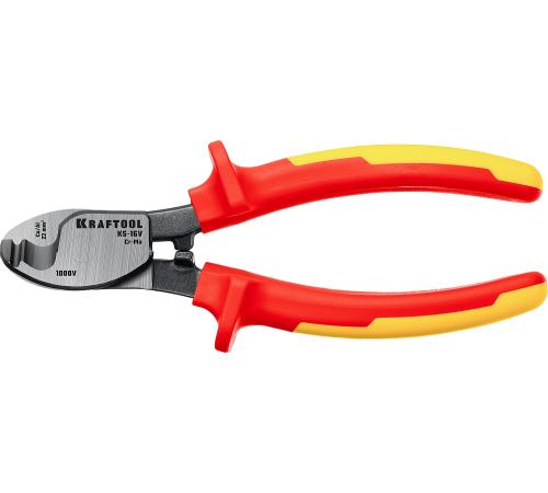 KRAFTOOL KS-16V, 1000 В, d 9мм, 160мм, диэлектрический кабелерез (23333-16V)