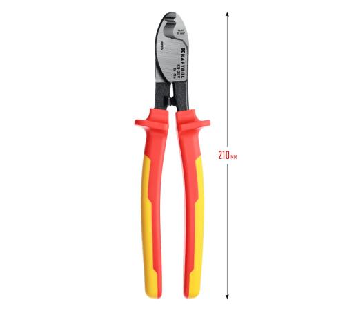 KRAFTOOL KS-20V, 1000 В, d 11мм, 200мм, диэлектрический кабелерез (23333-20V)