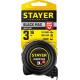 STAYER BlackMax, 3 м х 16 мм, рулетка с двумя фиксаторами, Professional (3410-03)