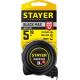 STAYER BlackMax, 5 м х 19 мм, рулетка с двумя фиксаторами, Professional (3410-05)