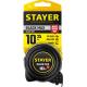 STAYER BlackMax, 10 м х 25 мм, рулетка с двумя фиксаторами, Professional (3410-010)